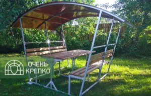 Беседка Компакт на дачу ширина  м